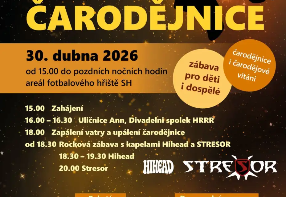 Hradišťské Čarodějnice 2026
